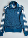 Adidas Originals Firebird Track Jacket – Blue Floral Print (xs)