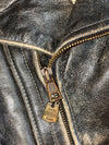Vintage Redskins Riders Distressed Leather Double Rider Jacket (XL)