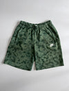 Nike Sportswear Camo Print Fleece Shorts (W:26) (L:20)