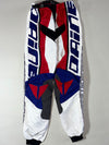 Vintage Dainese White Red Blue Motocross Racing Pants (W:26) (L:39)