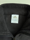 Adidas Black Fleece Half-Zip Pullover 3-Stripes Sleeve – (XL)