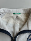 Vintage Black Yak White Polar Fleece Half Zip Pullover (L)