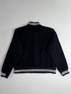 Nike Swoosh Varsity Bomber Jacket – Black & White(M)