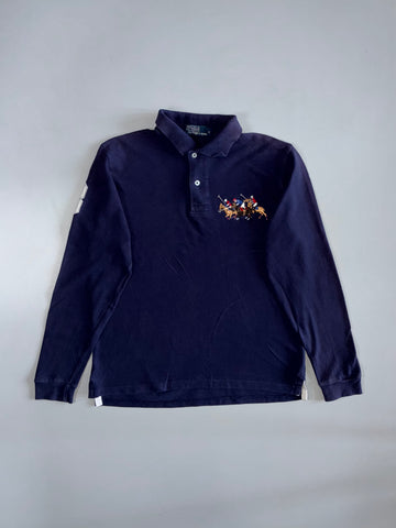 Polo Ralph Lauren Triple Pony Embroidered Long Sleeve Rugby Polo
Navy Europe Edition (M)