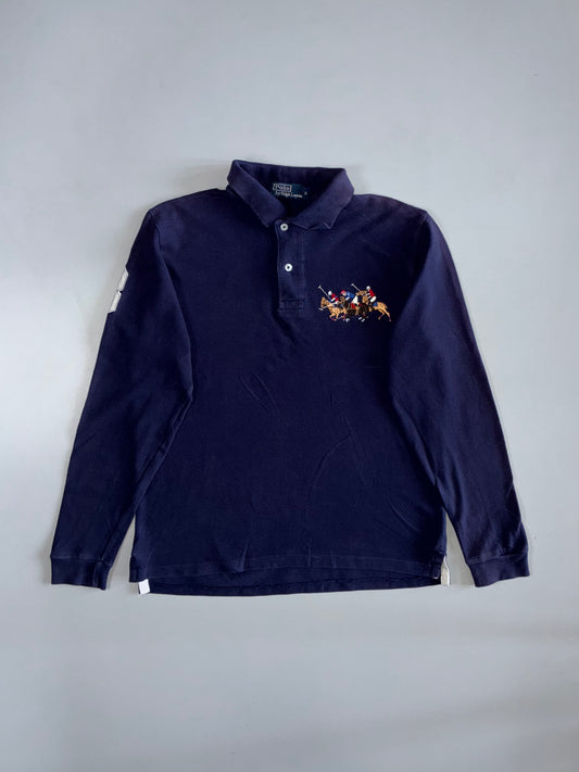 Polo Ralph Lauren Triple Pony Embroidered Long Sleeve Rugby Polo
Navy Europe Edition (M)