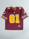 Vintage Redskins #81 NFL Jersey – Maroon/Gold (SportsFan tag) (xL)