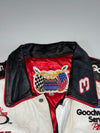 Vintage Jeff Hamilton x Chase Authentics Dale Earnhardt #3 Goodwrench NASCAR Leather Racing Jacket (XL)