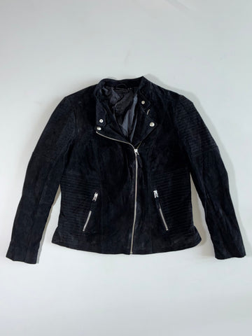 Vintage Premium Original Bomber Suede Leather Jacket Women’s  (S)