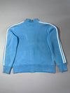Adidas Sky Blue 3-Stripes Fleece Track Jacket – (S)
