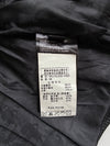 Karl Lagerfeld Black Leather Biker Jacket – Patch Detail women’s(XXS)