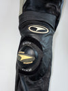 AXO Racing Silver-Stripe Leather Moto Pants With Slider (W:40|L:42)