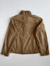 American Eagle Outfitters Tan Canvas Zip-Up Jacket with Quilted Lining Distressed (Xl/2Xl)