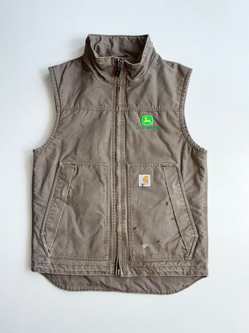 Carhartt x John Deere Embroidered Canvas Work Vest – Khaki(S)