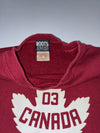 Roots Athletics | Crewneck Sweatshirt “03 Canada” | Maroon (M)