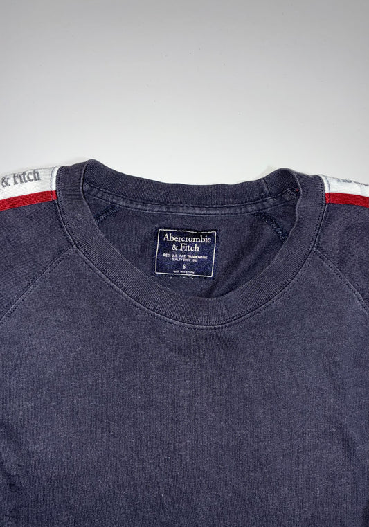 Abercrombie & Fitch Taped Logo Long Sleeve T-Shirt (L)