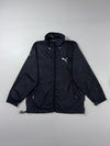 Vintage 90s Puma Original Black Windbreaker Jacket (M)