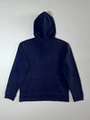 Gap Plaid Logo Pullover Hoodie – Navy Blue (M)
