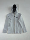 Under Armour Kids White Full-Zip Hoodie Women’s (XS)