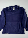 Vintage Adidas Golf Navy Fleece Quarter Zip Pullover (2XL)