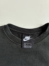 Nike Club Fleece Black Crewneck Sweatshirt – Embroidered Swoosh (S)