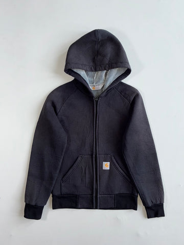Vintage Carhartt Rugged Outdoor Wear Fleece Lined Zip Hoodie(Xs)
