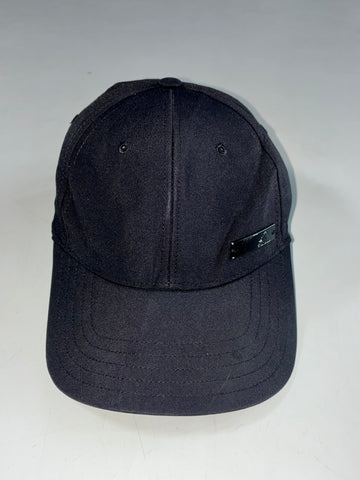 Adidas Black Performance Cap – Metal Plate Logo, OSFX 57-60cm (Adjustable)