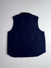 Carhartt | Navy Duck Canvas Quilted Vest Pipeline Workwear Embroidered (L/XL)