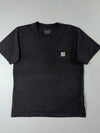 Carhartt Pocket T-Shirt  Faded Black Relaxed Fit (XL)