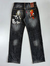 Nippon Blue Premium Original Embroidered Denim Jeans (W:30 |L:40)