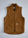 Carhartt WIP Classic Vest | Hamilton Brown Duck Canvas Zip-Up Gilet (S/M)