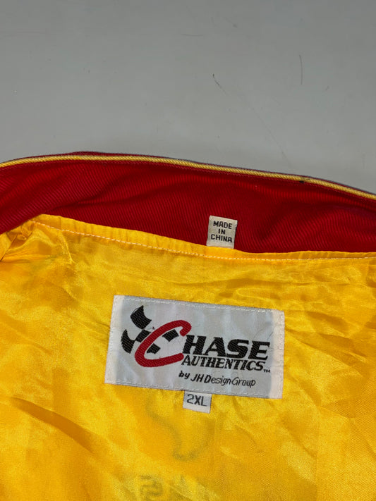 Vintage 2000s Chase Authentics NASCAR Kellogg’s Corn Flakes Racing Jacket – Terry Labonte #44 Hendrick Motorsports (2XL/3XL)