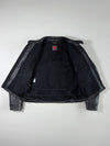 Vintage Dainese Black Leather Motorcycle Racing Jacket (M)