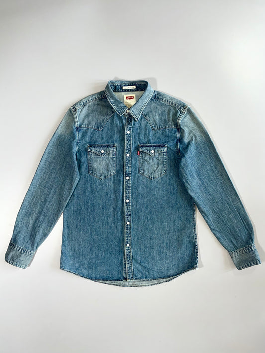 Levus Premium Original Denim Shirt(L)