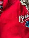 Vintage Chase Authentics Bud King of Beers NASCAR Racing Jacket - Dale Earnhardt Jr #8 Budweiser Winston Cup (M/L)