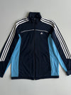 Adidas 3-Stripe Navy/Sky Blue Track Jacket (M)