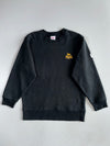 Lonsdale London Lion Embroidered Black Crewneck Sweatshirt(XL)