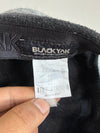 Black Yak Wool Military Cadet Cap – Two-Tone Grey, Metal Logo Plate (Adjustable)
