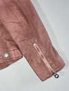 Gipsy Genuine Leather Moto Jacket – Dusty Rose Pink (S)