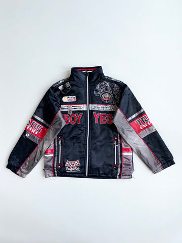 Vintage Racing Graphic Jacket Fleece Lined (M)