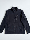 National Geographic Black Knit Fleece Zip Jacket (M)