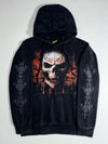 Spiral Direct Black "You Lose" Flaming Skull Graphic Pullover Hoodie (M)