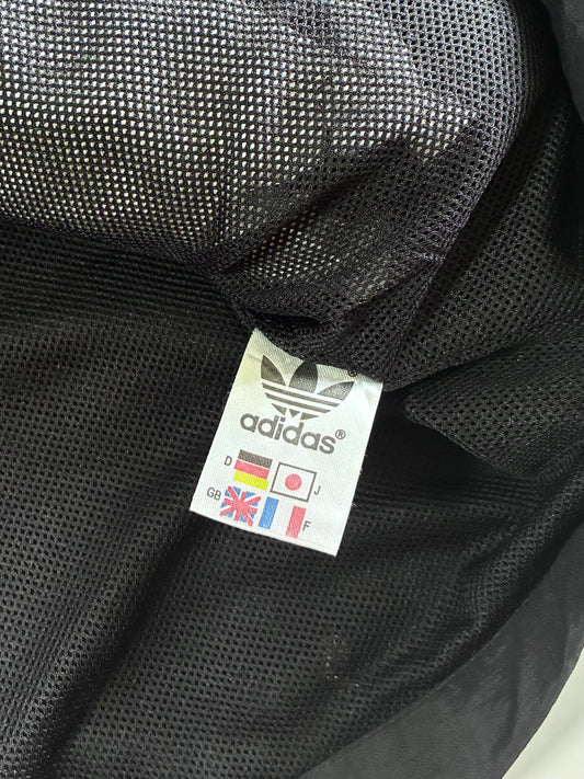 Adidas Originals Black Colorblock Windbreaker Hoodie (S)