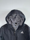 Adidas Black Hooded Puffer (XL)