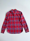 Levi's Plaid Flannel Button-Up Shirt – Red/Purple (S)