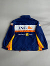ING Renault F1 Team Jacket – Blue/Orange, Racing Windbreaker (XL/2XL)