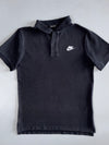 Nike Sportswear | Futura Logo Piqué Polo | Washed Black (S/M)