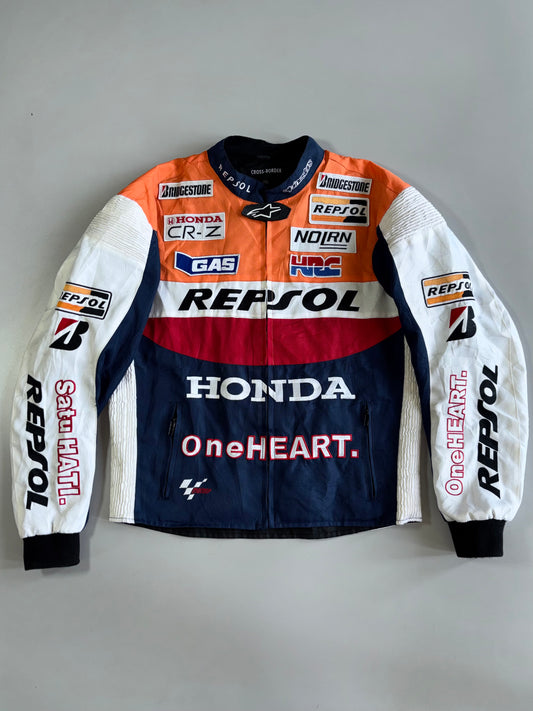 Alpinestars x Honda Repsol MotoGP Team Replica Textile Racing Jacket (L)