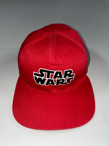 Vintage Star Wars Red Graphic Logo Baseball Cap (Adjustable)