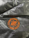 Dickies Black Hooded Puffer Vest – Orange Zip (M)