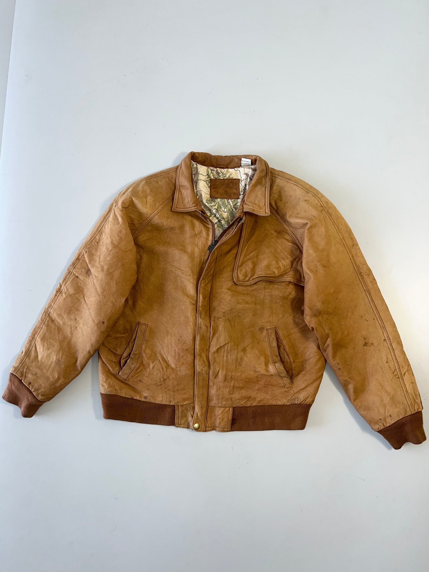 ZMarlboro Original Sued Leather Jacket (M/L)